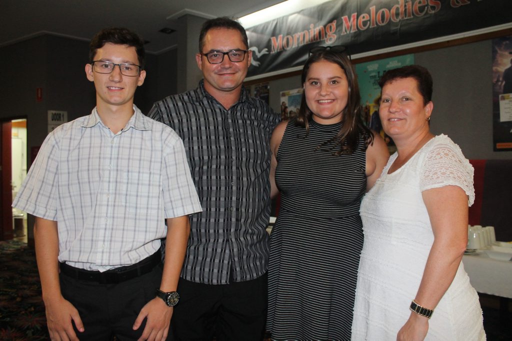 Kyle, Kyto, Danika and Trix Kunz emigrated from Johannesburg in South Africa to the Whitsundays. Photo Lucy Smith / Daily Mercury